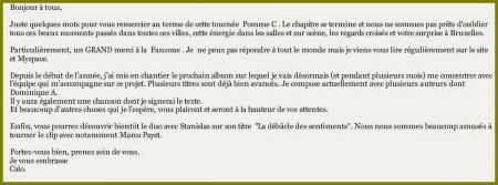 Bonjour � tous ...